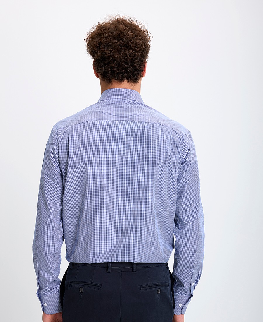 Kaiser Hoff Ανδρικό Πουκάμισο Semi Rex Slim Fit Βαμβακερό με Καρό Μοτίβο φωτογραφία