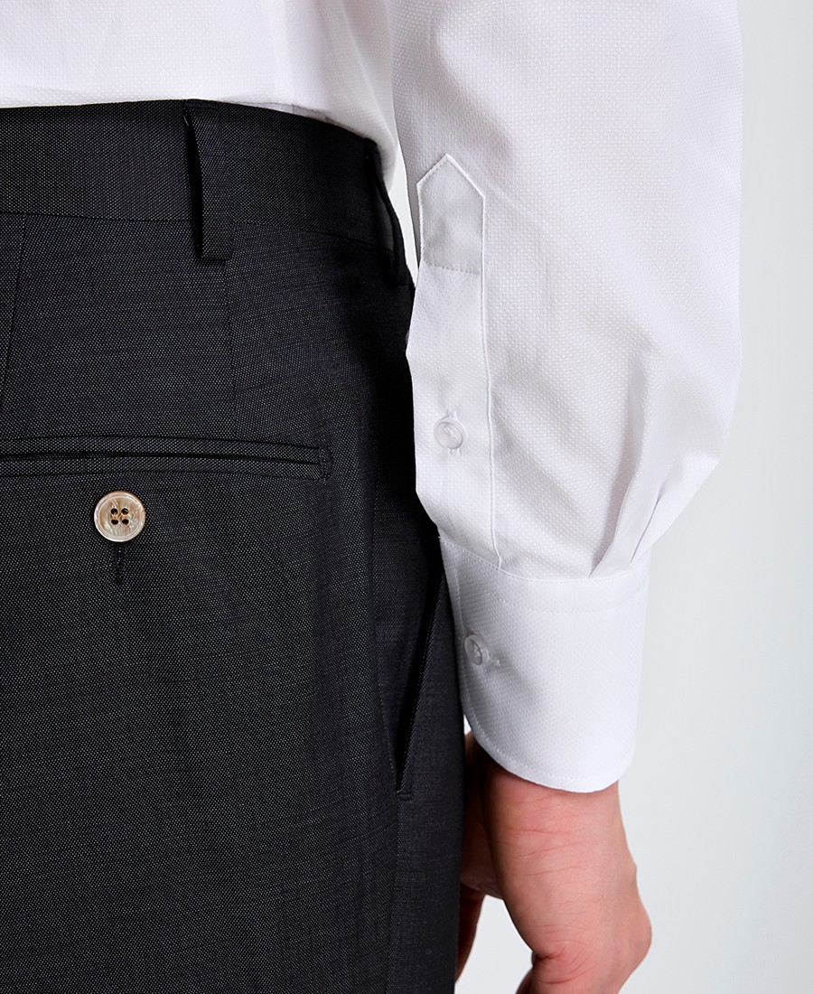 Vardas Ανδρικό Πουκάμισο Βαμβακερό με Μικρά Καρό Semi Rex Γιακά Slim Fit φωτογραφία