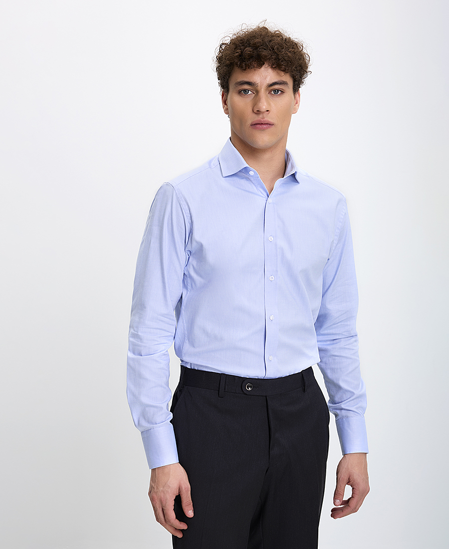 Vardas Ανδρικό Βαμβακερό Πουκάμισο Rex Γιακά Slim Fit