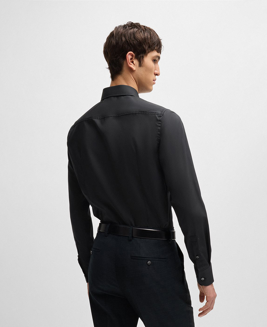 Boss Ανδρικό Πουκάμισο Ποπλίνα Easy Iron σε Slim Fit φωτογραφία