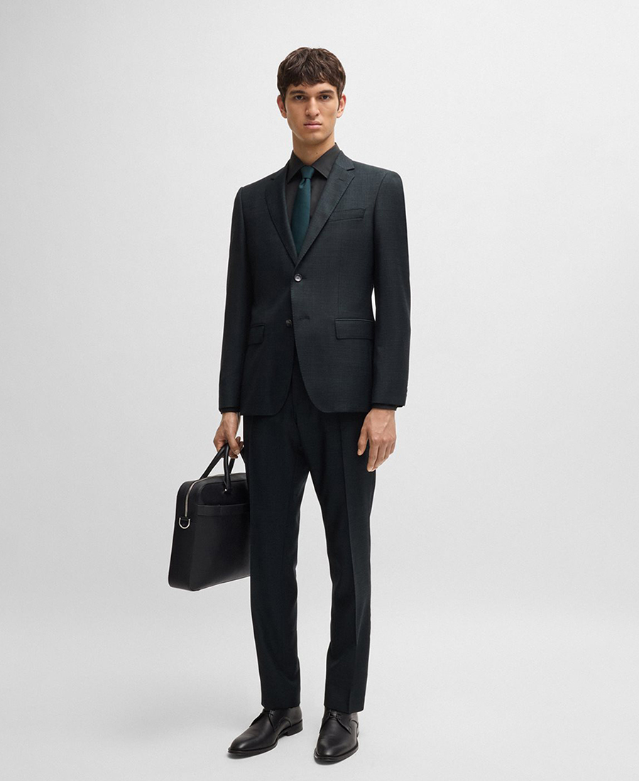 Boss Ανδρικό Πουκάμισο Ποπλίνα Easy Iron σε Slim Fit φωτογραφία