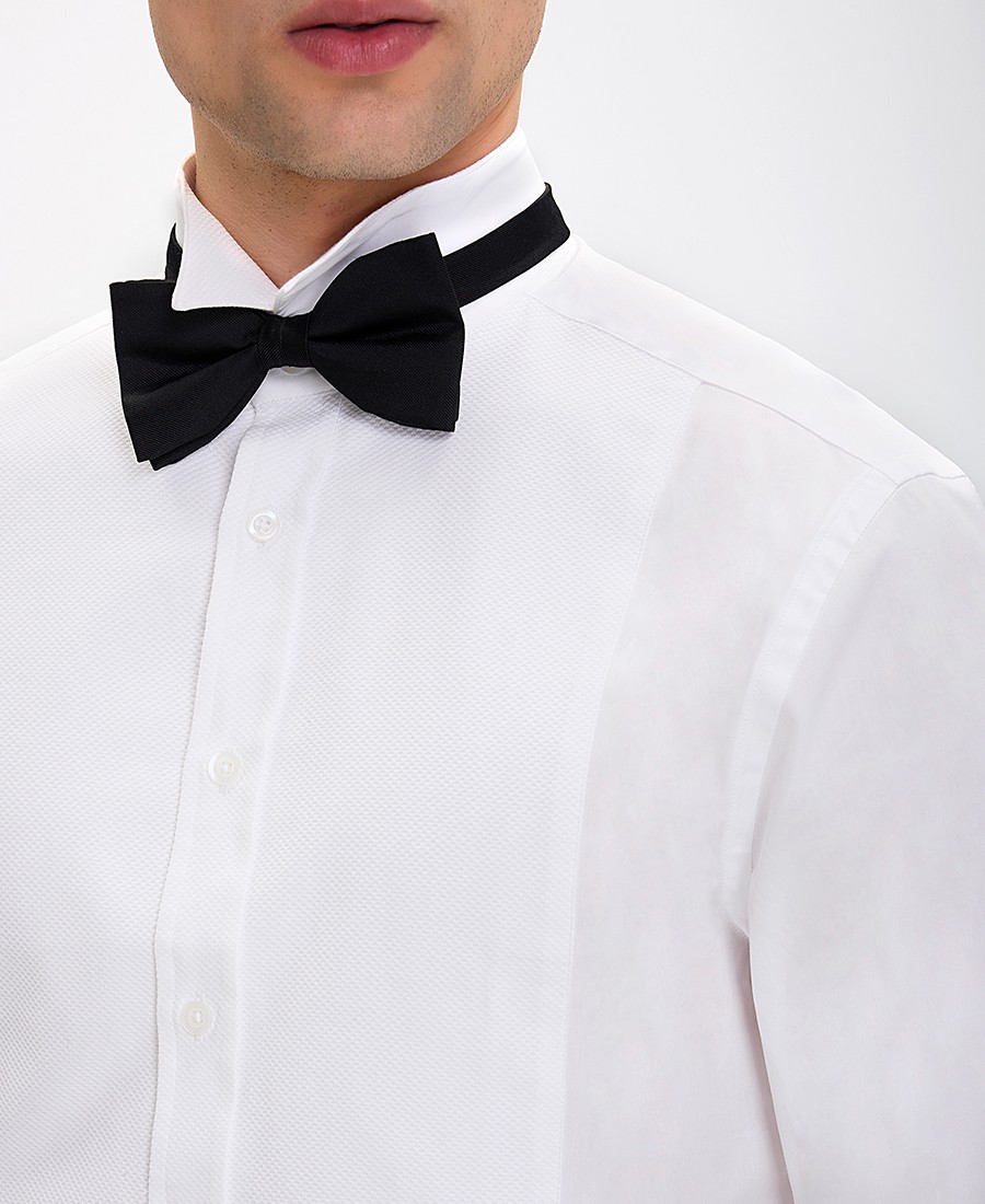 Charles Tyrwhitt Ανδρικό Πουκάμισο Regular Fit Βαμβακερό με Διπλή Μανσέτα Λευκό φωτογραφία