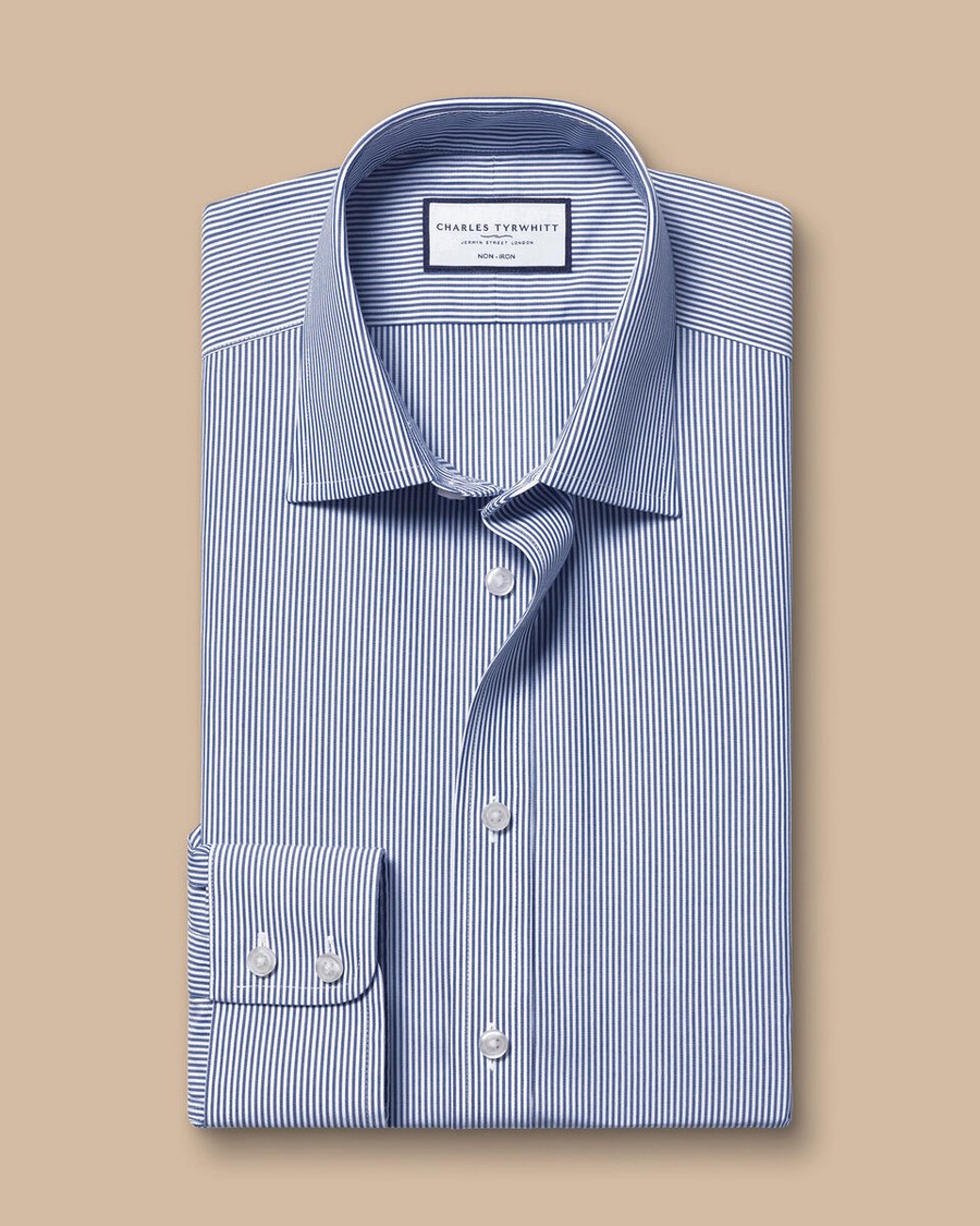 Charles Tyrwhitt Ανδρικό Πουκάμισο Non Iron Bengal Stripe Slim Fit φωτογραφία