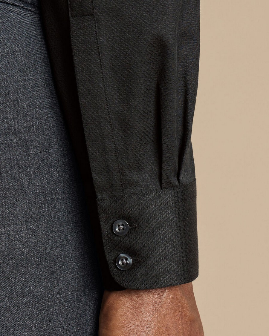 Charles Tyrwhitt Ανδρικό Πουκάμισο Luxury Ascot Weave Slim Fit φωτογραφία