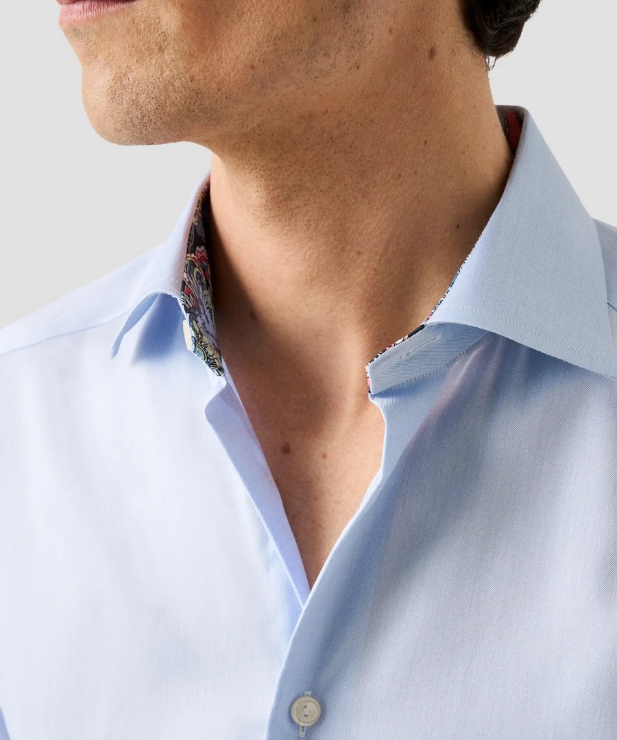 Eton Ανδρικό Πουκάμισο Slim Fit Βαμβακερό με Εσωτερική Αντίθεση στις Μανσέτες φωτογραφία