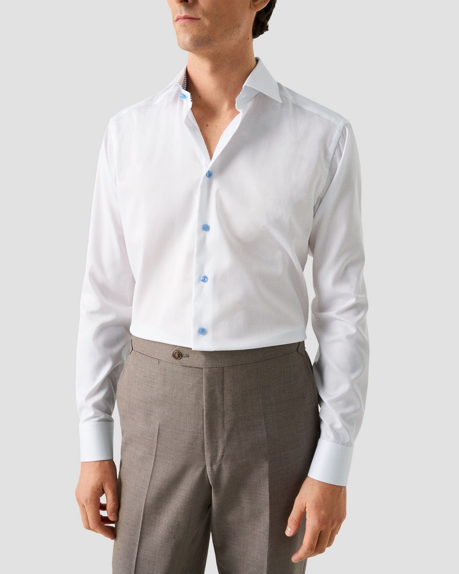 Eton Ανδρικό Πουκάμισο Slim Fit Βαμβακερό με Εσωτερική Αντίθεση στις Μανσέτες φωτογραφία