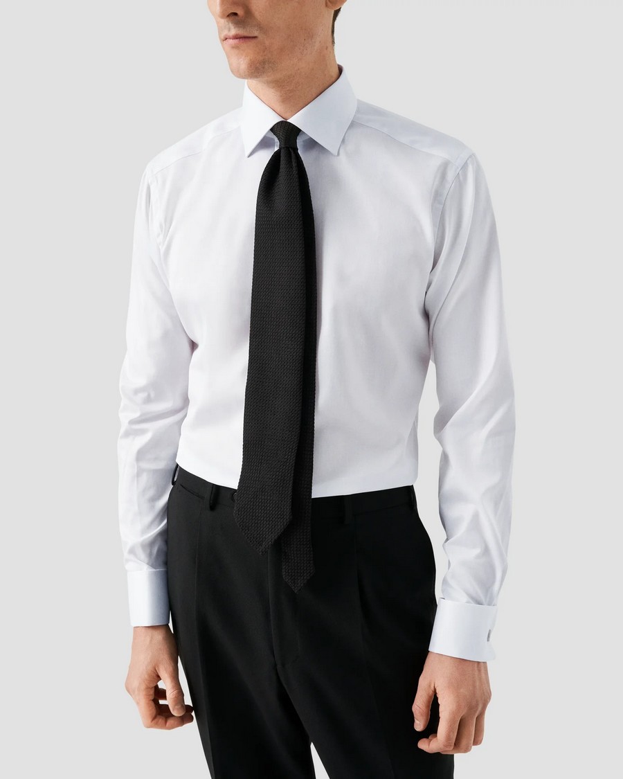 Eton Eton Ανδρικό Πουκάμισο Signature Twill Slim Fit σε Λευκό