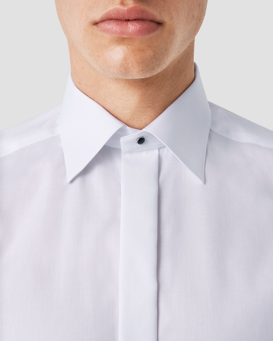 Eton Ανδρικό Πουκάμισο Signature Twill Tuxedo Slim Fit σε Λευκό φωτογραφία