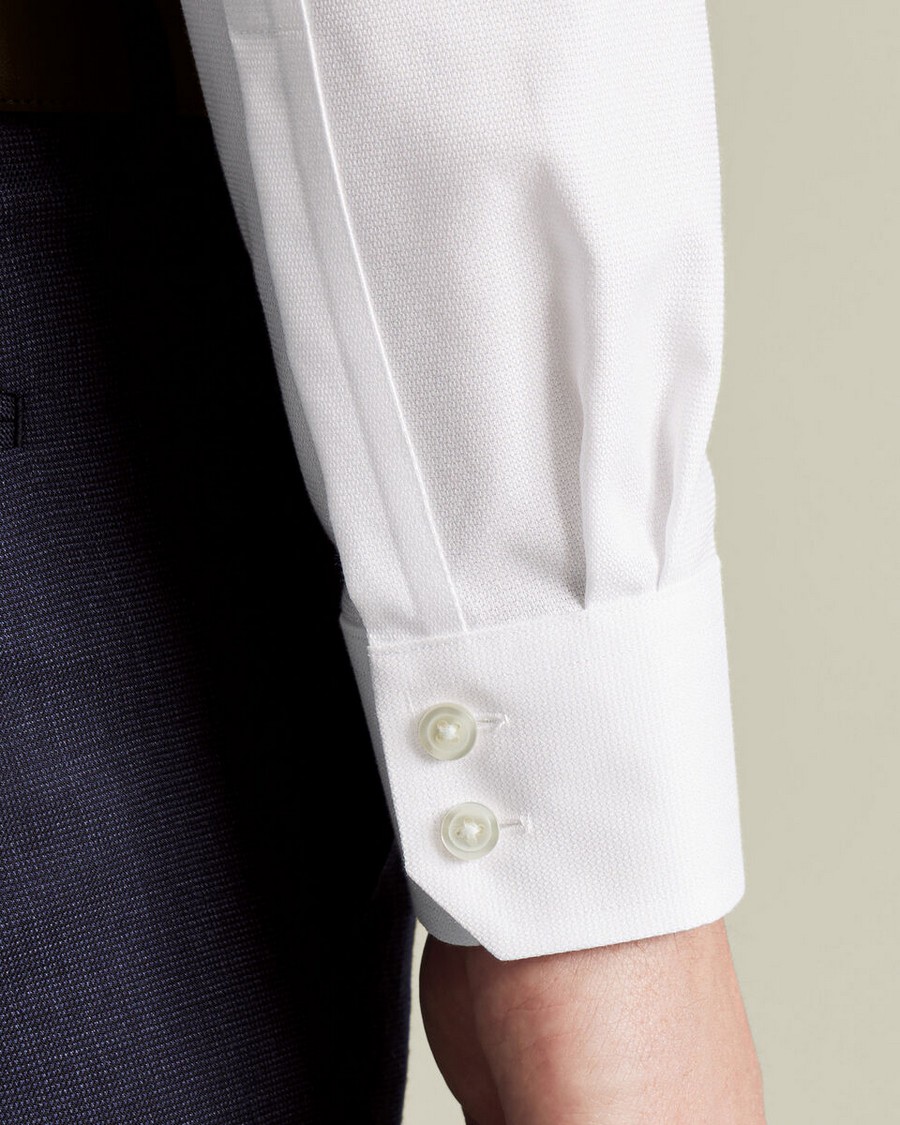 Charles Tyrwhitt Ανδρικό Πουκάμισο Βαμβακερό Non-Iron Westminster Weave Slim Fit φωτογραφία