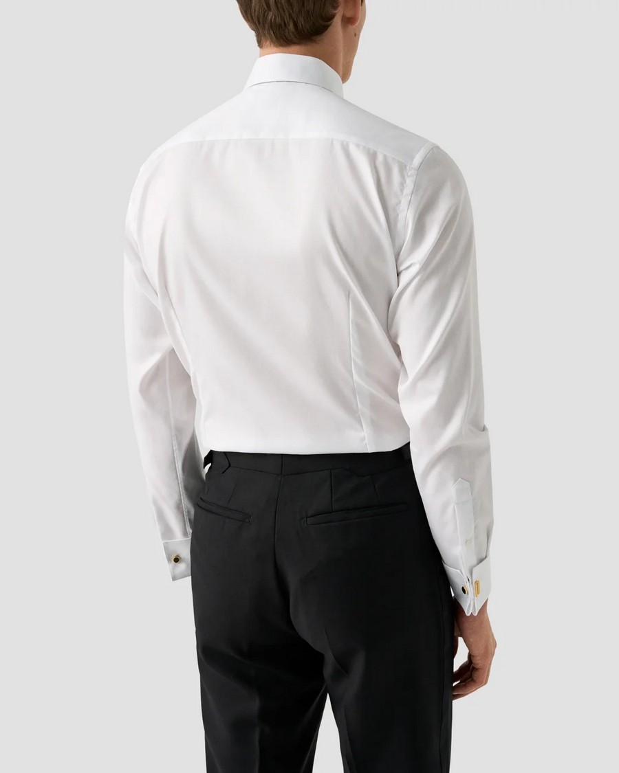 Eton Ανδρικό Πουκάμισο Slim Fit Βαμβακερό Λευκό φωτογραφία