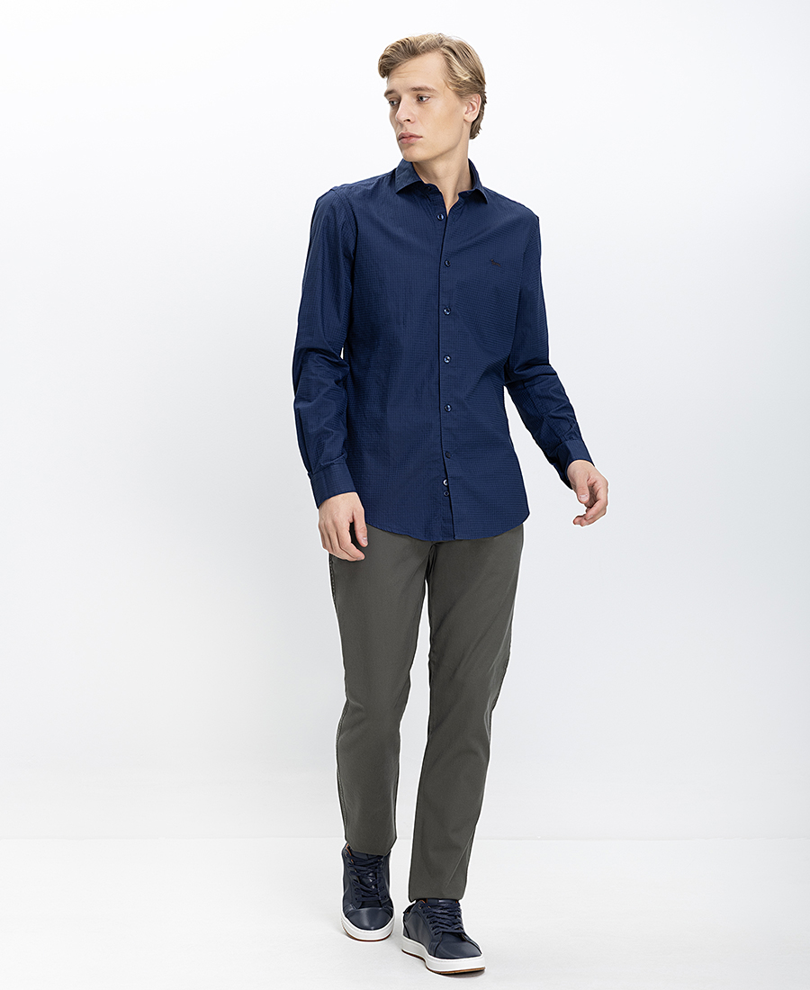 Harmont & Blaine Ανδρικό Πουκάμισο Cotton Regular Fit φωτογραφία