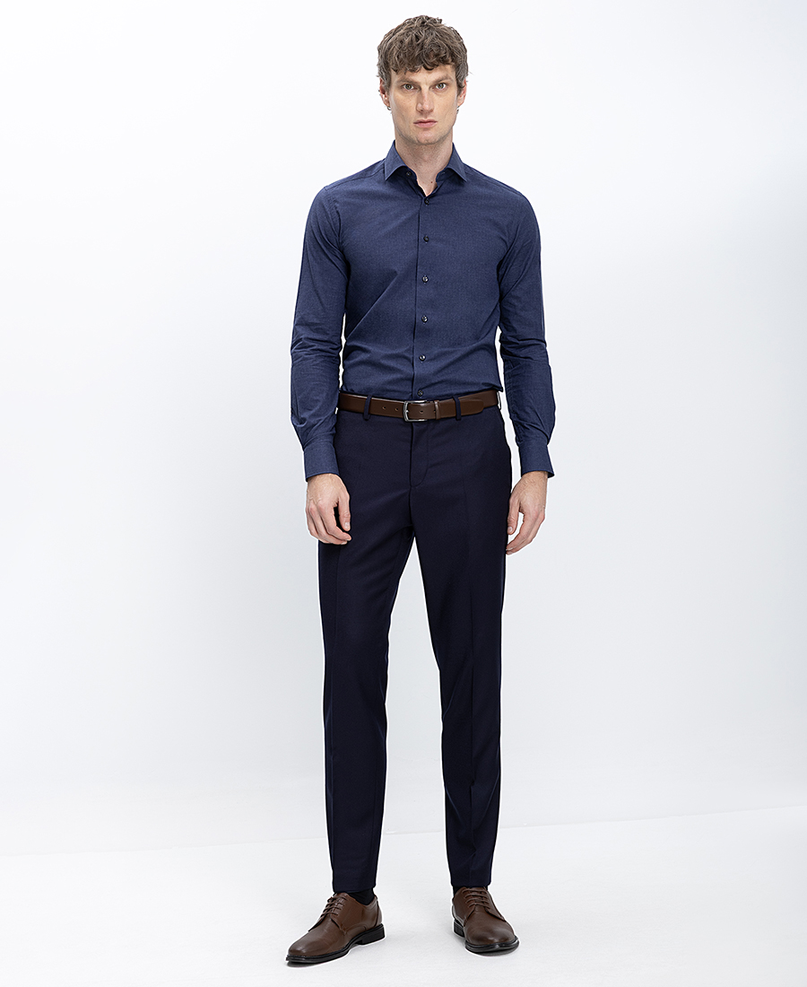 Xacus Ανδρικό Πουκάμισο Cotton Slim Fit φωτογραφία