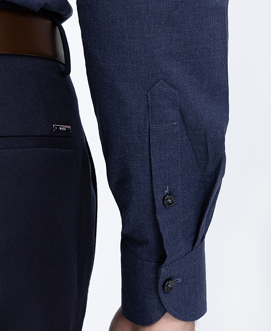 Xacus Ανδρικό Πουκάμισο Cotton Slim Fit φωτογραφία