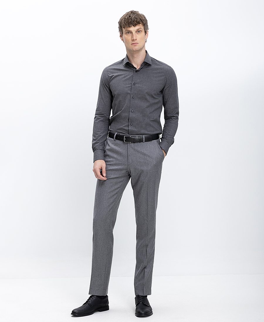 Xacus Ανδρικό Πουκάμισο Cotton Slim Fit φωτογραφία