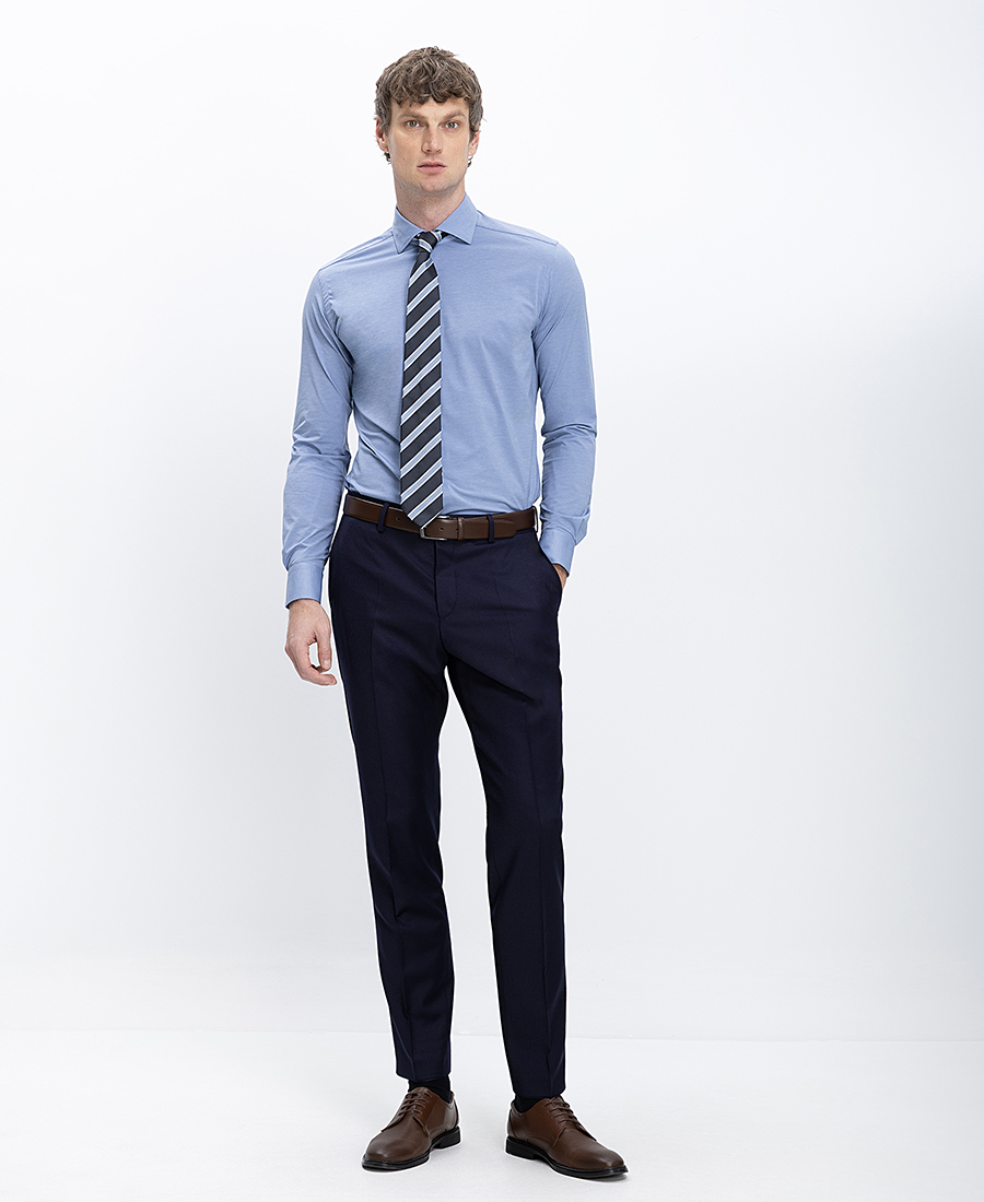 Xacus Ανδρικό Πουκάμισο με Ελαστική Υφή Slim Fit φωτογραφία