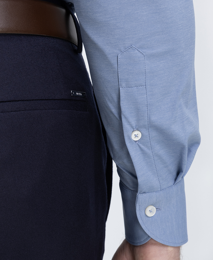 Xacus Ανδρικό Πουκάμισο με Ελαστική Υφή Slim Fit φωτογραφία