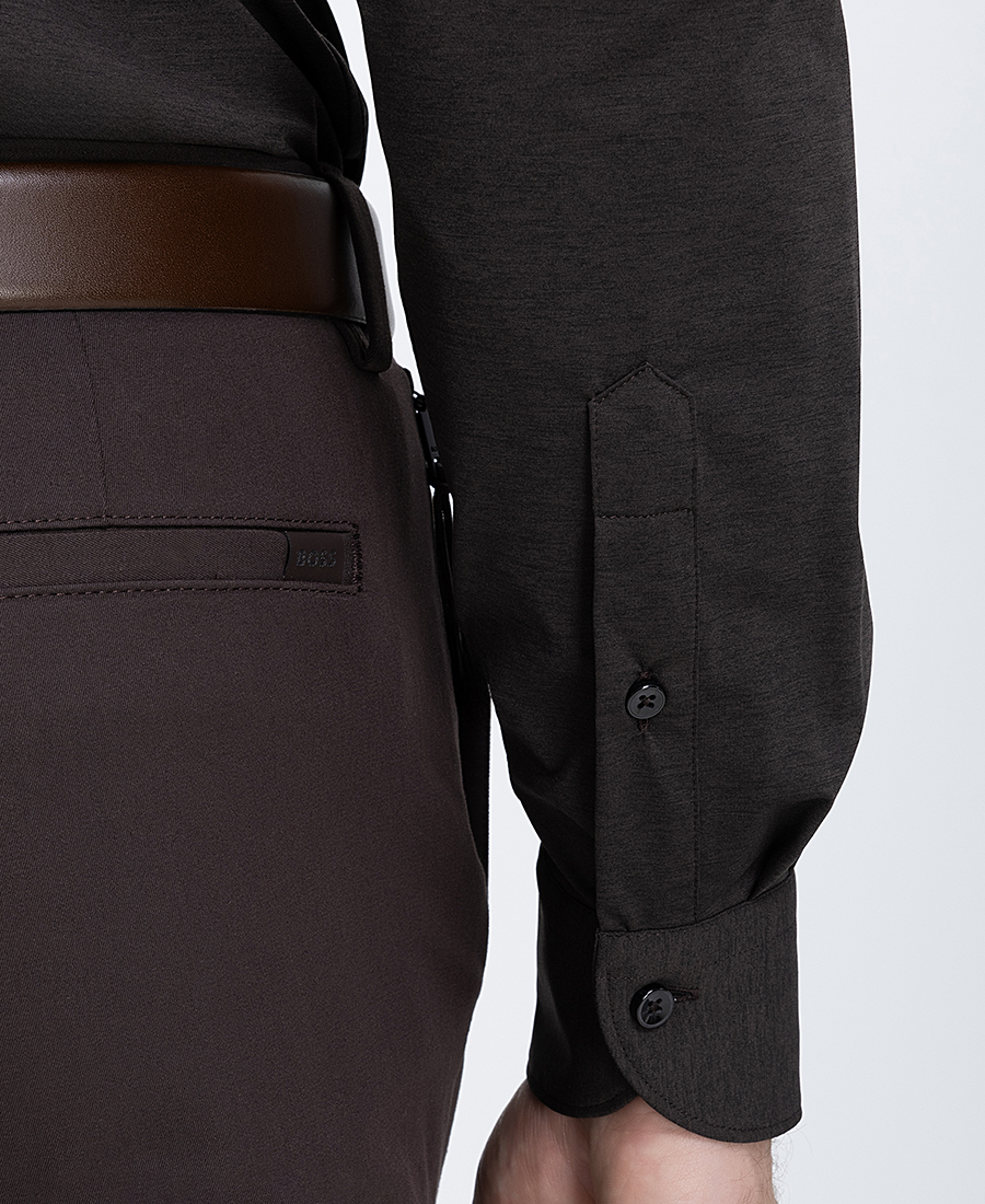 Xacus Ανδρικό Πουκάμισο Slim Fit Ύφασμα Με Ελαστικότητα φωτογραφία