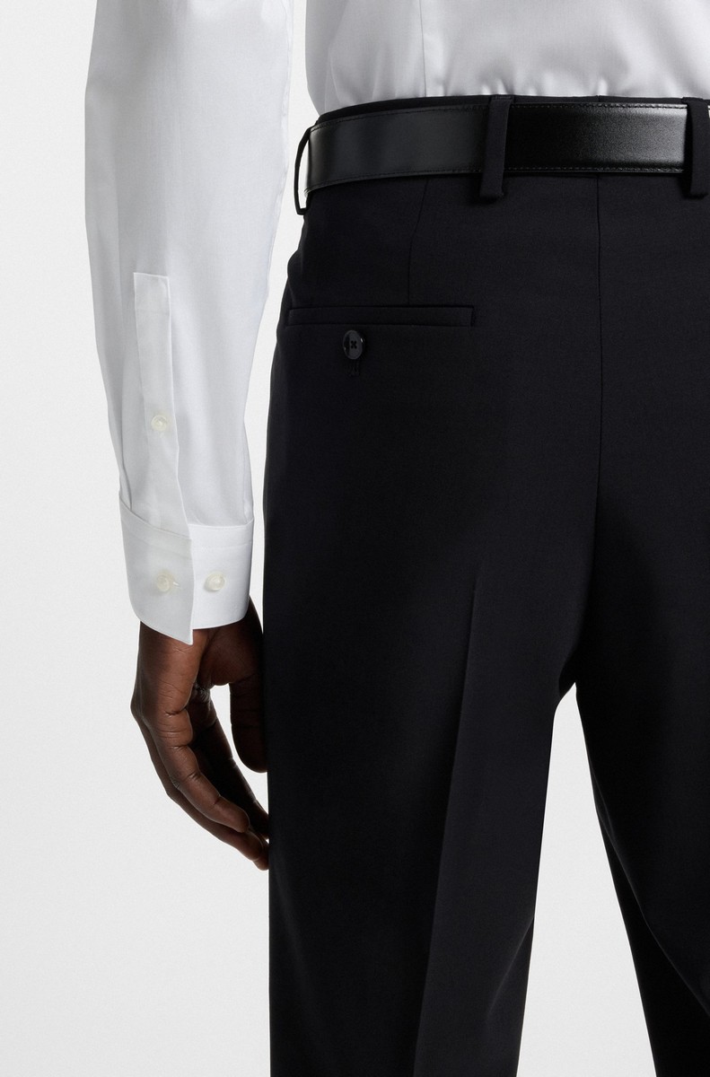 Boss Ανδρικό Πουκάμισο Easy-Iron Αυστριακό Βαμβάκι Slim Fit σε Λευκό φωτογραφία