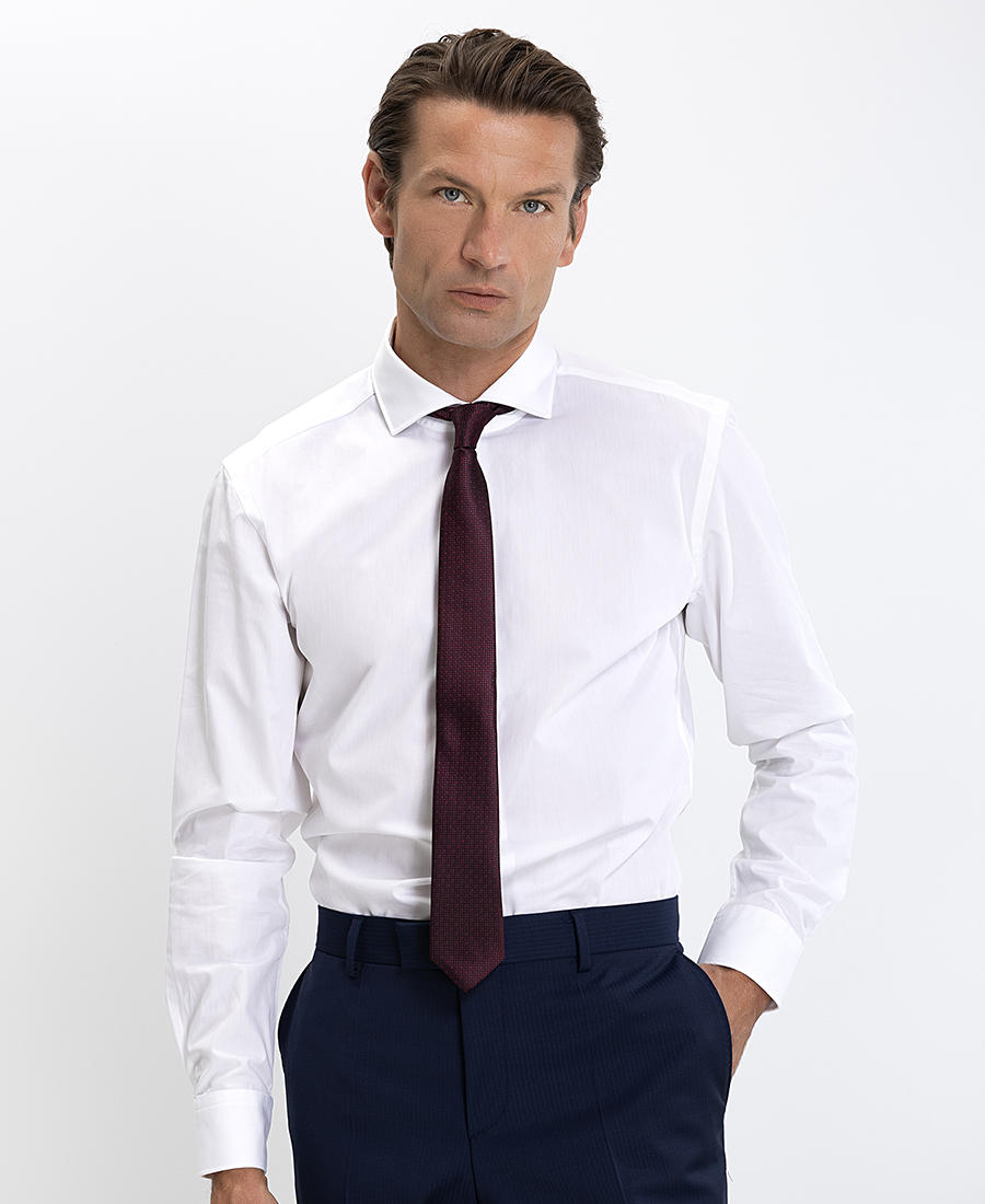 Hugo Ανδρικό Μακρυμάνικo Πουκάμισο Βαμβακερό Slim Fit