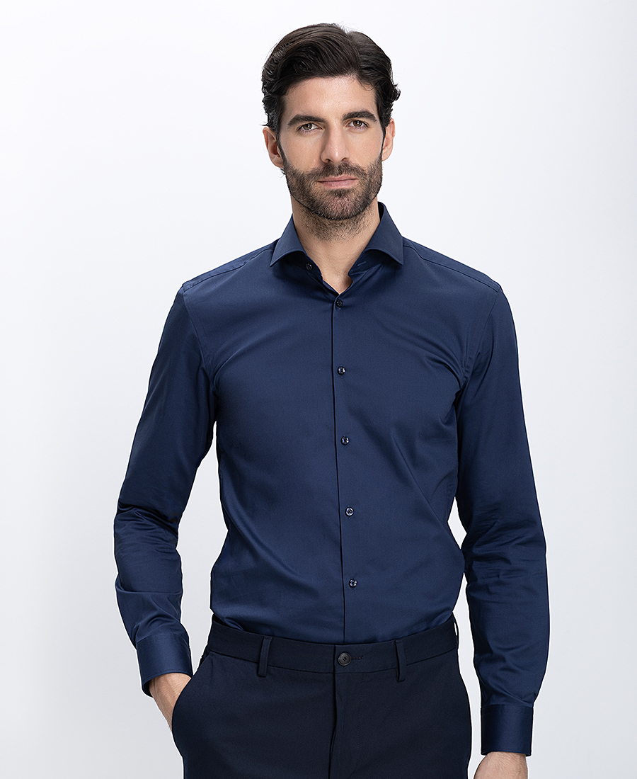Hugo Ανδρικό Πουκάμισο Βαμβακερό Slim Fit