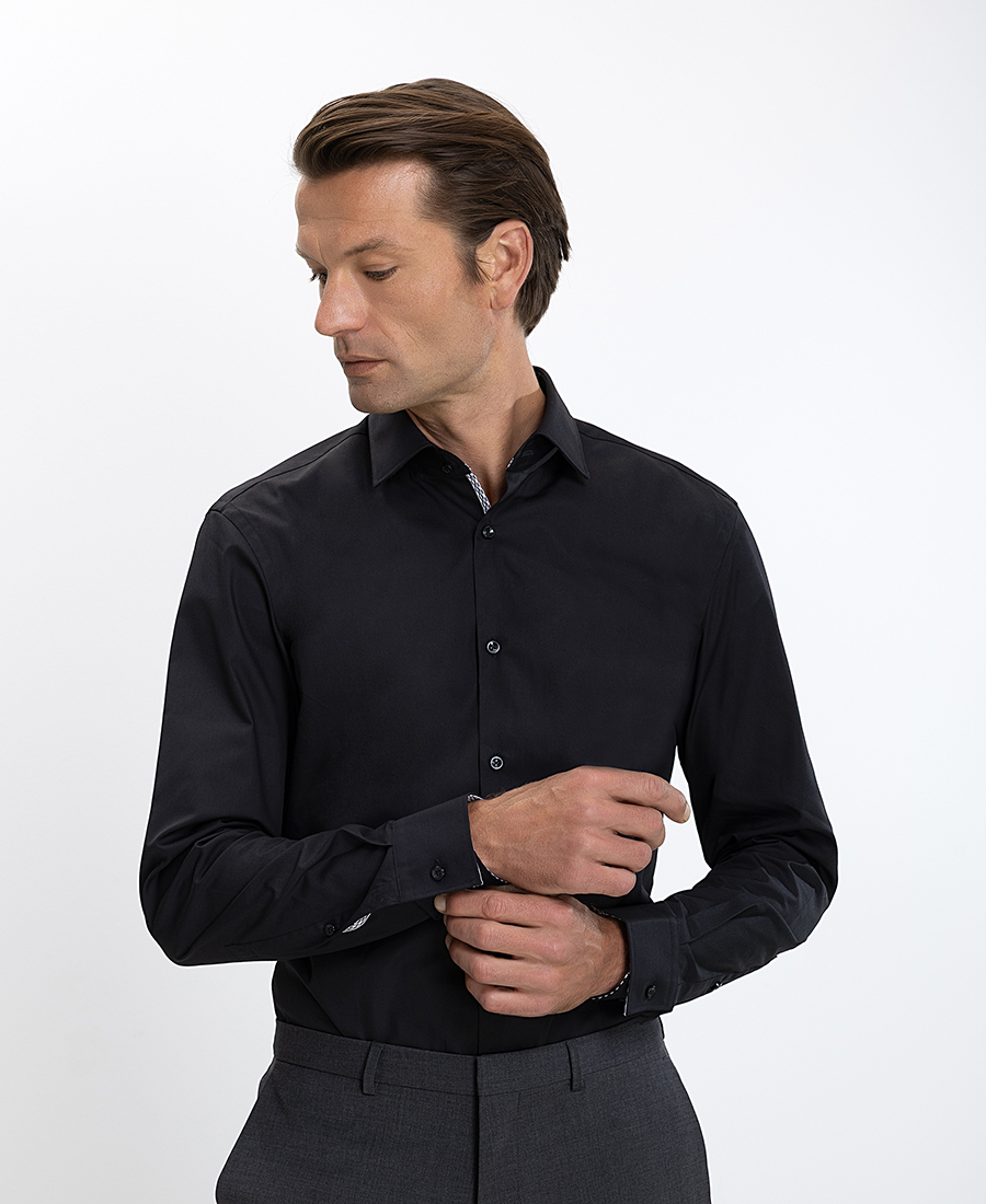 Hugo Ανδρικό Πουκάμισο Βαμβακερό Slim Fit