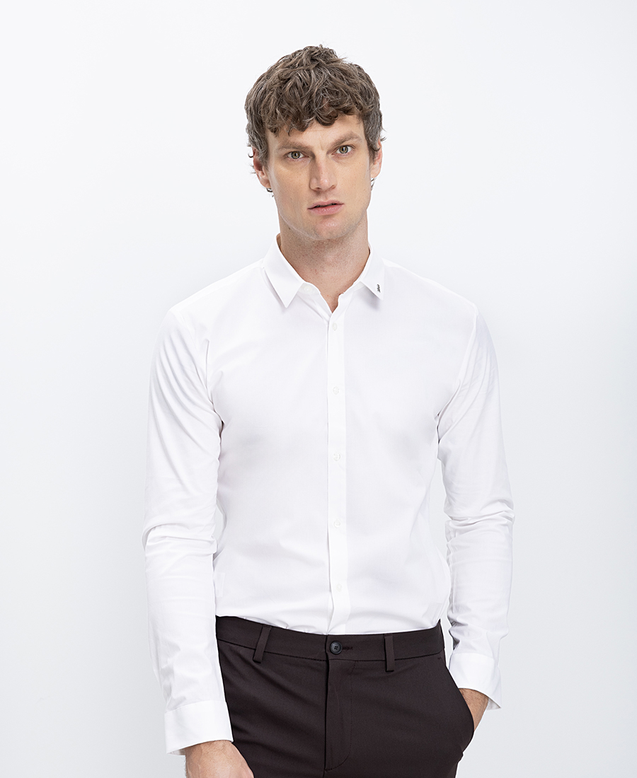 Hugo Ανδρικό Πουκάμισο Βαμβακερό Slim Fit