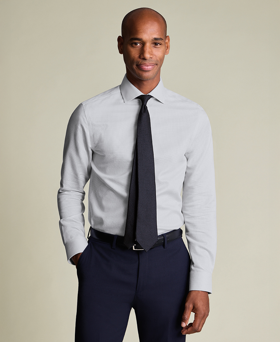 Charles Tyrwhitt Ανδρικό Βαμβακερό Πουκάμισο Non-Iron φωτογραφία