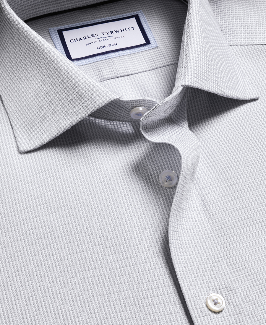 Charles Tyrwhitt Ανδρικό Βαμβακερό Πουκάμισο Non-Iron φωτογραφία