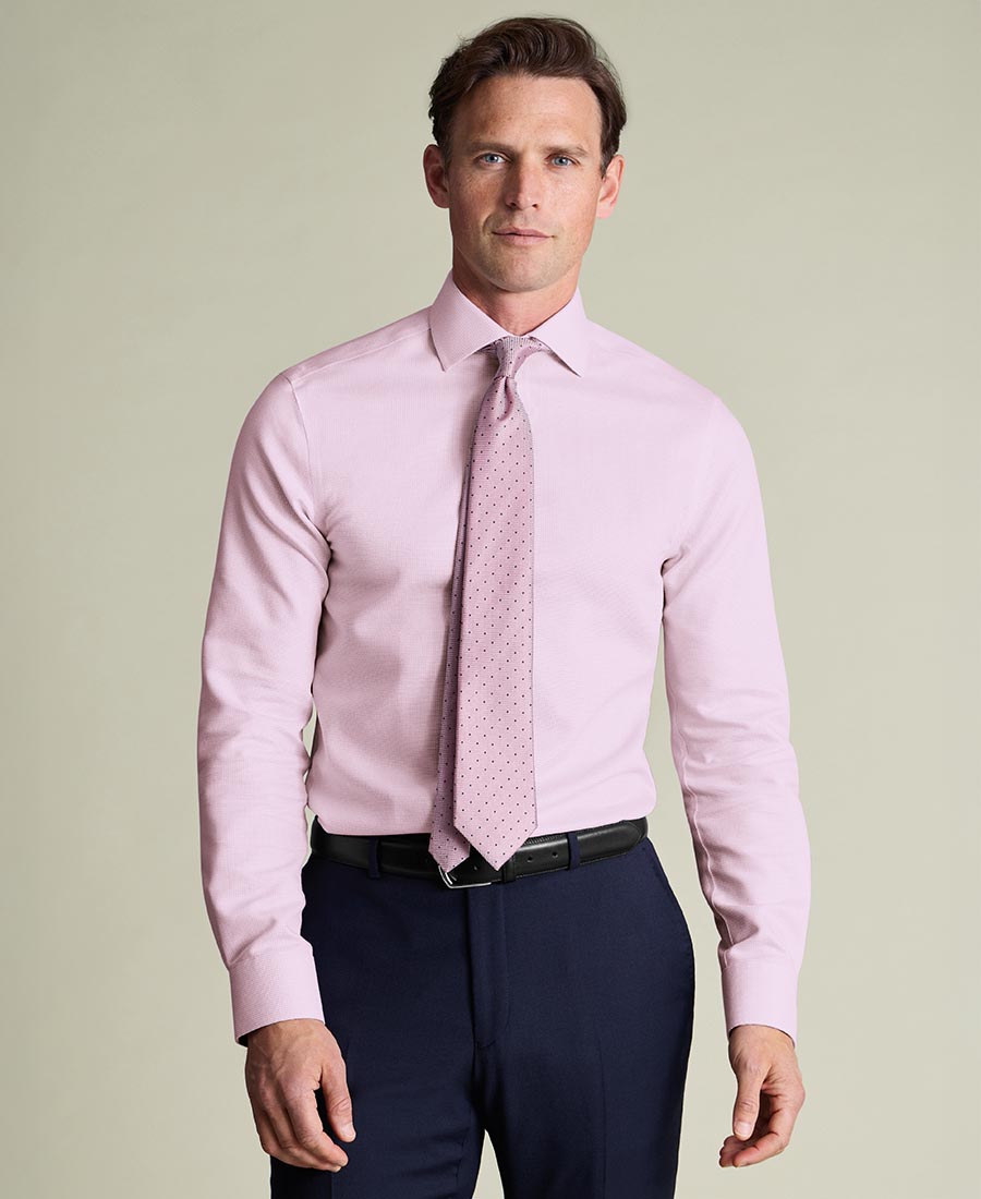 Charles Tyrwhitt Ανδρικό Βαμβακερό Πουκάμισο Non-Iron φωτογραφία