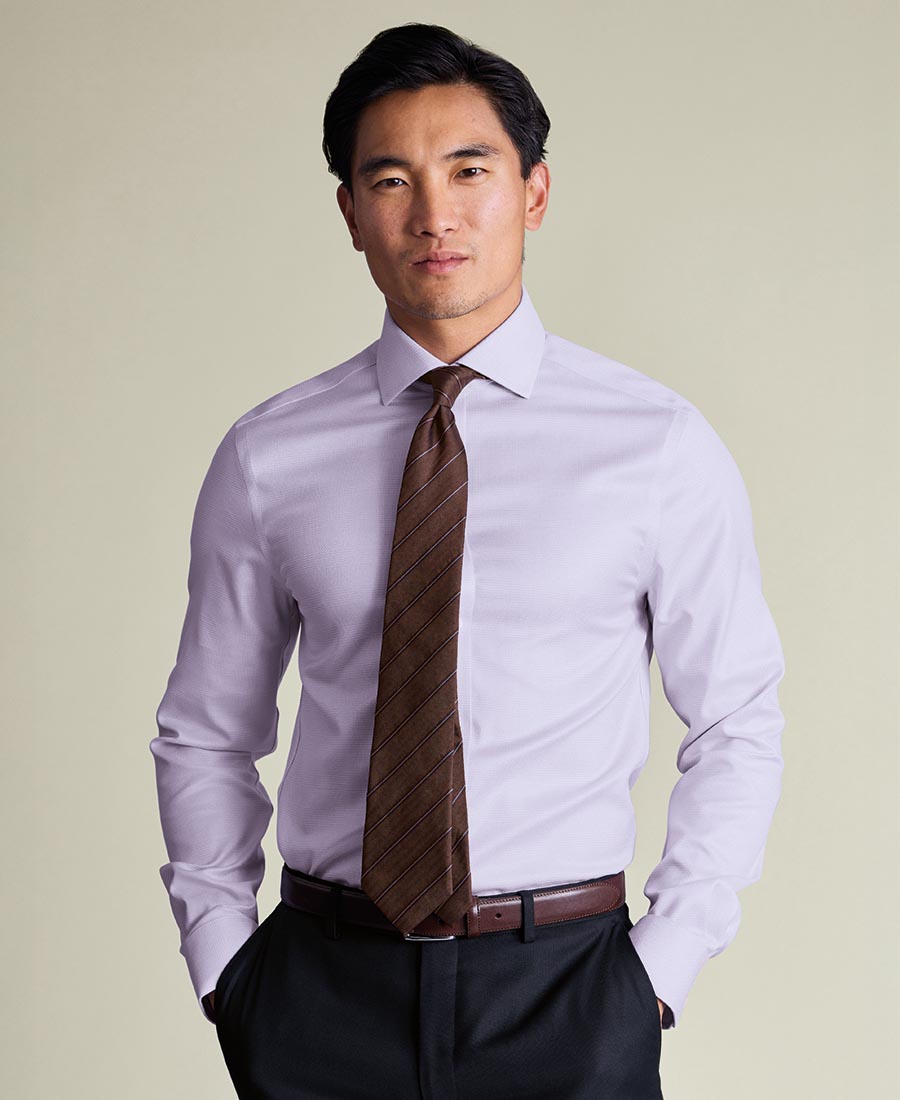 Charles Tyrwhitt Ανδρικό Βαμβακερό Πουκάμισο Non-Iron φωτογραφία