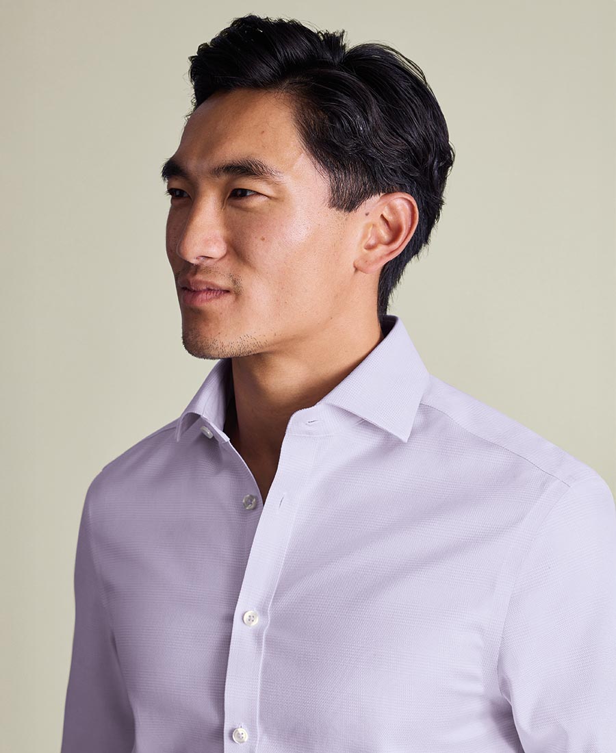 Charles Tyrwhitt Ανδρικό Βαμβακερό Πουκάμισο Non-Iron φωτογραφία