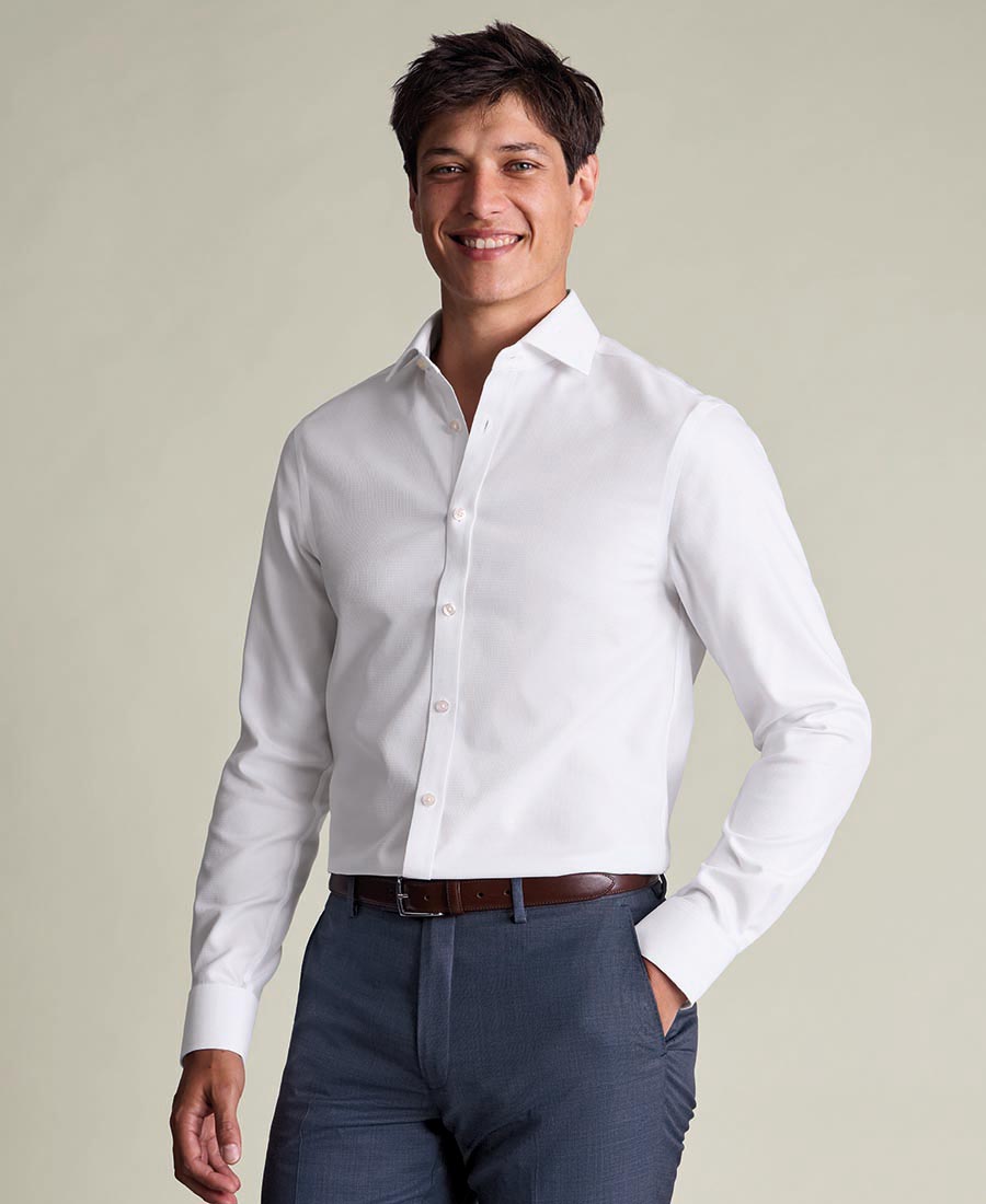 Charles Tyrwhitt Ανδρικό Βαμβακερό Πουκάμισο Non-Iron