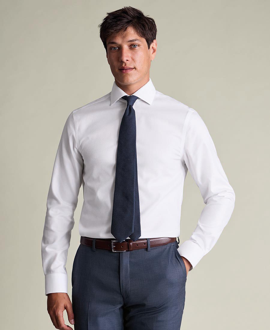 Charles Tyrwhitt Ανδρικό Βαμβακερό Πουκάμισο Non-Iron φωτογραφία