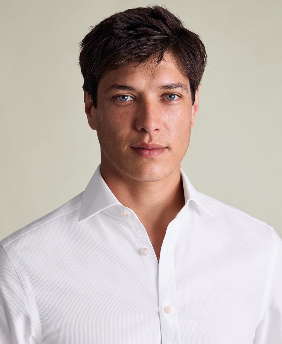 Charles Tyrwhitt Ανδρικό Βαμβακερό Πουκάμισο Non-Iron φωτογραφία