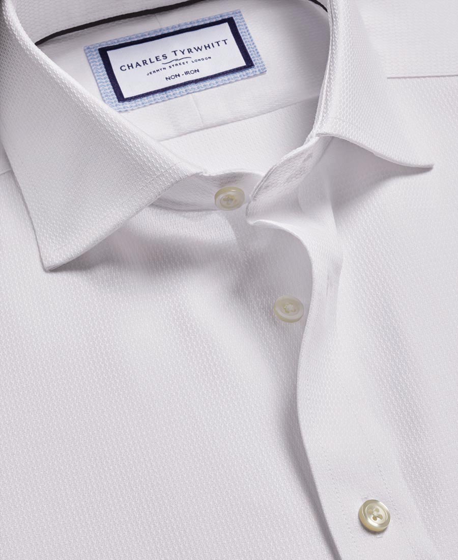 Charles Tyrwhitt Ανδρικό Βαμβακερό Πουκάμισο Non-Iron φωτογραφία