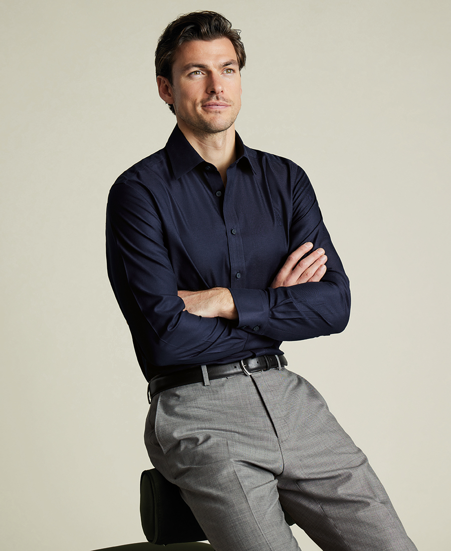 Charles Tyrwhitt Ανδρικό Πουκάμισο Βαμβακερό Slim Fit φωτογραφία