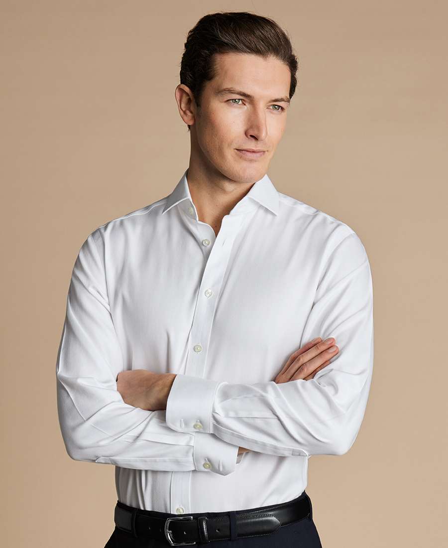 Charles Tyrwhitt Ανδρικό Πουκάμισο Βαμβακερό Slim Fit