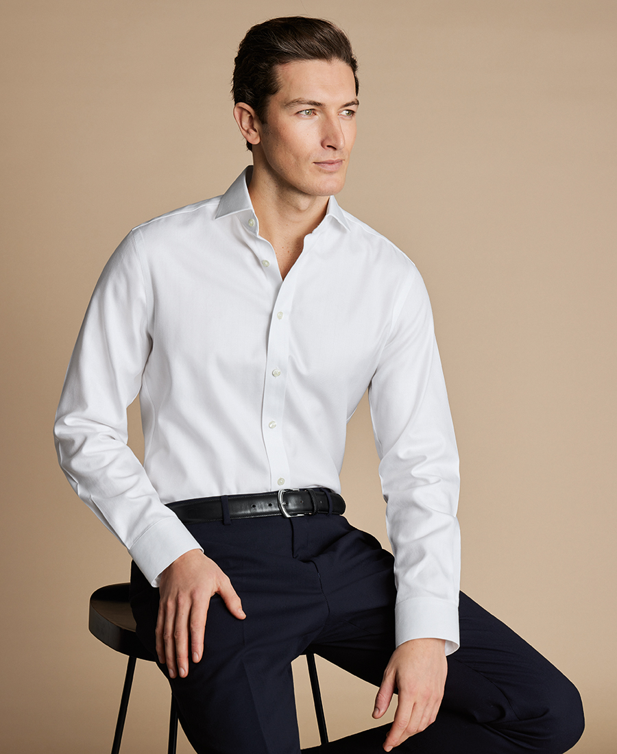 Charles Tyrwhitt Ανδρικό Πουκάμισο Βαμβακερό Slim Fit φωτογραφία