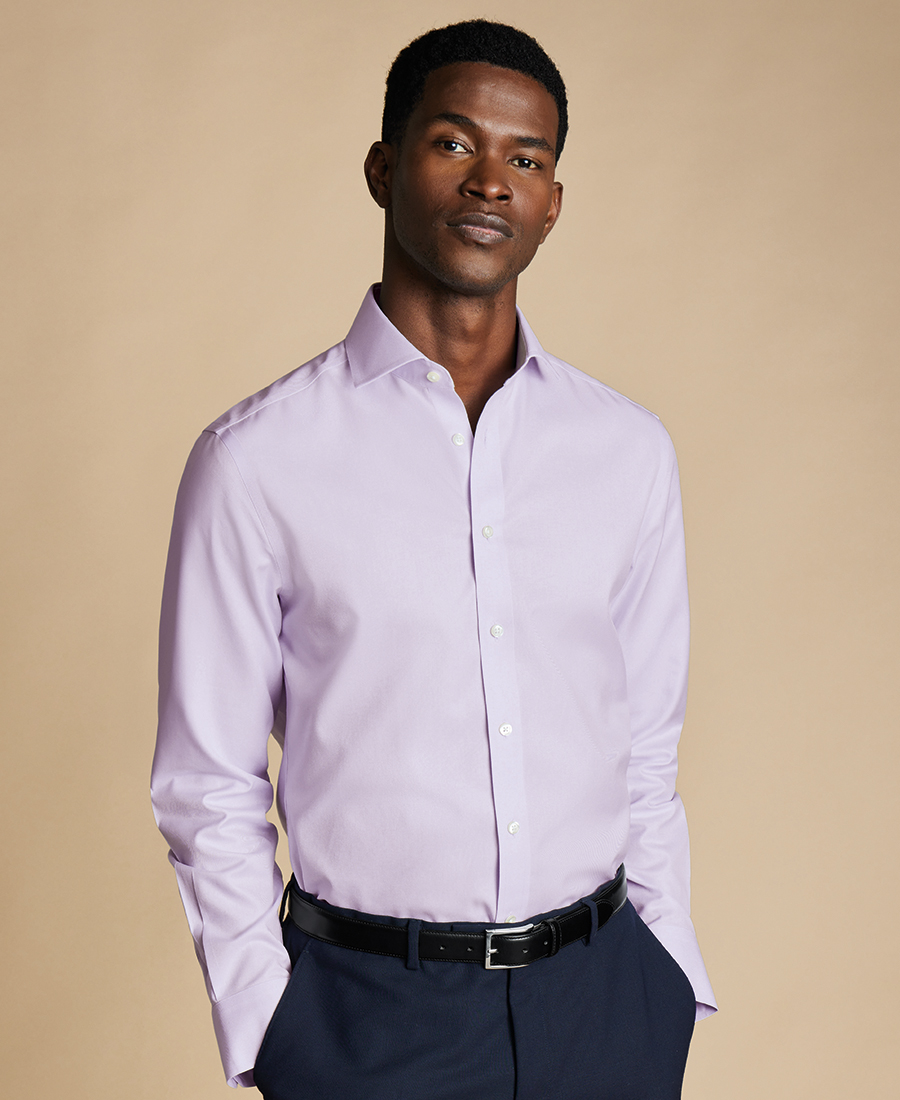 Charles Tyrwhitt Ανδρικό Πουκάμισο Βαμβακερό Slim Fit