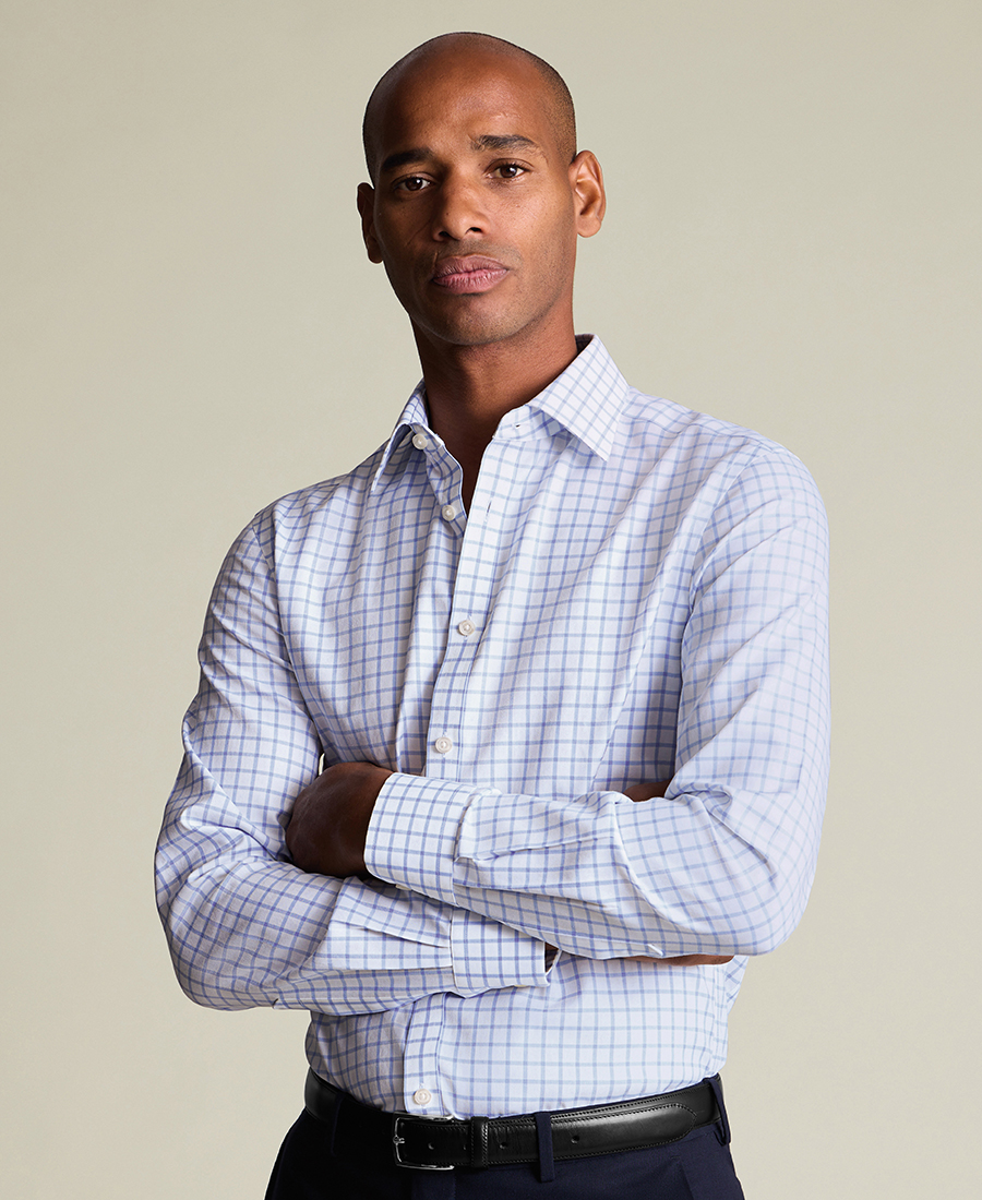 Charles Tyrwhitt Ανδρικό Πουκάμισο Βαμβακερό Slim Fit