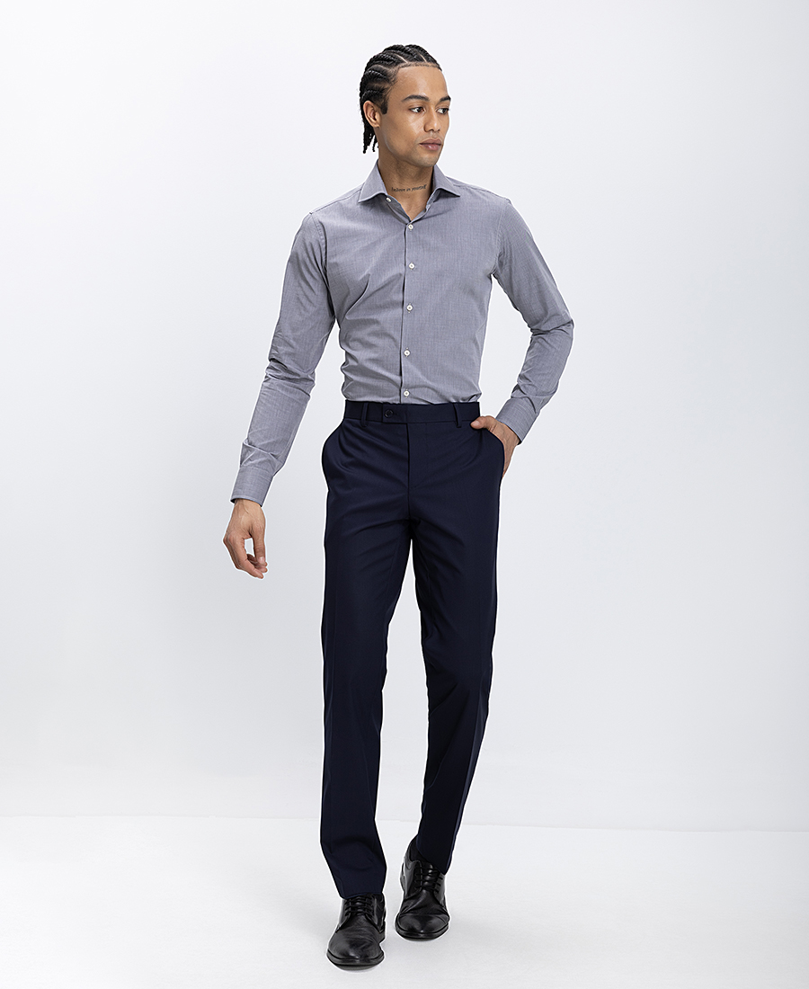 Ανδρικό Πουκάμισο Βαμβακερό Slim Fit φωτογραφία