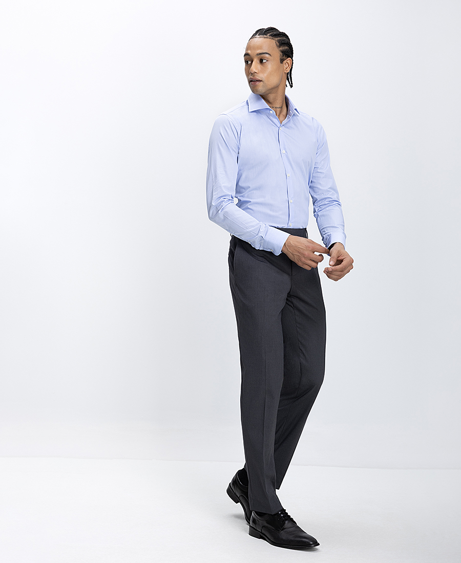 Ανδρικό Πουκάμισο Βαμβακερό Slim Fit φωτογραφία