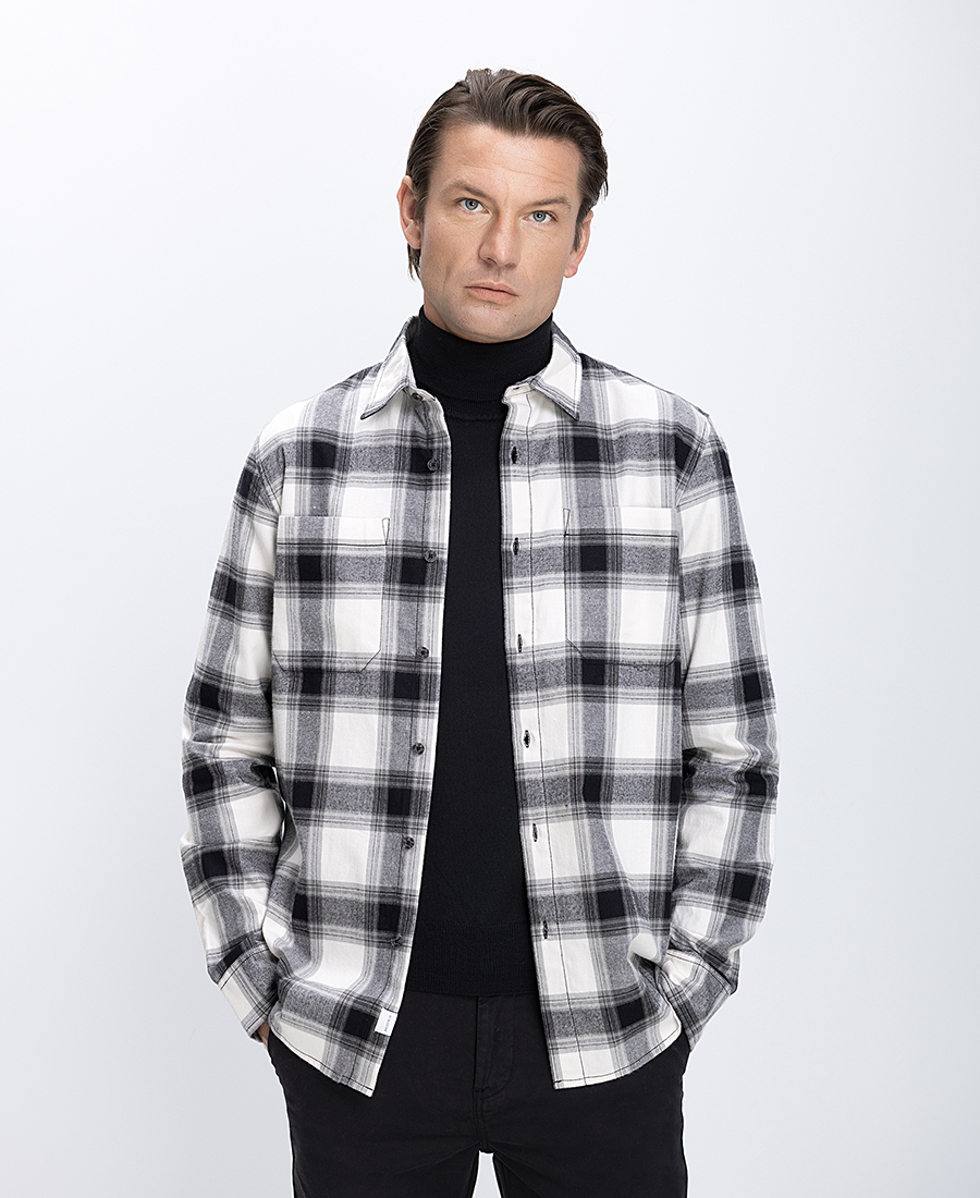 Ανδρικό Καρό Πουκάμισο Βαμβακερό Regular Fit