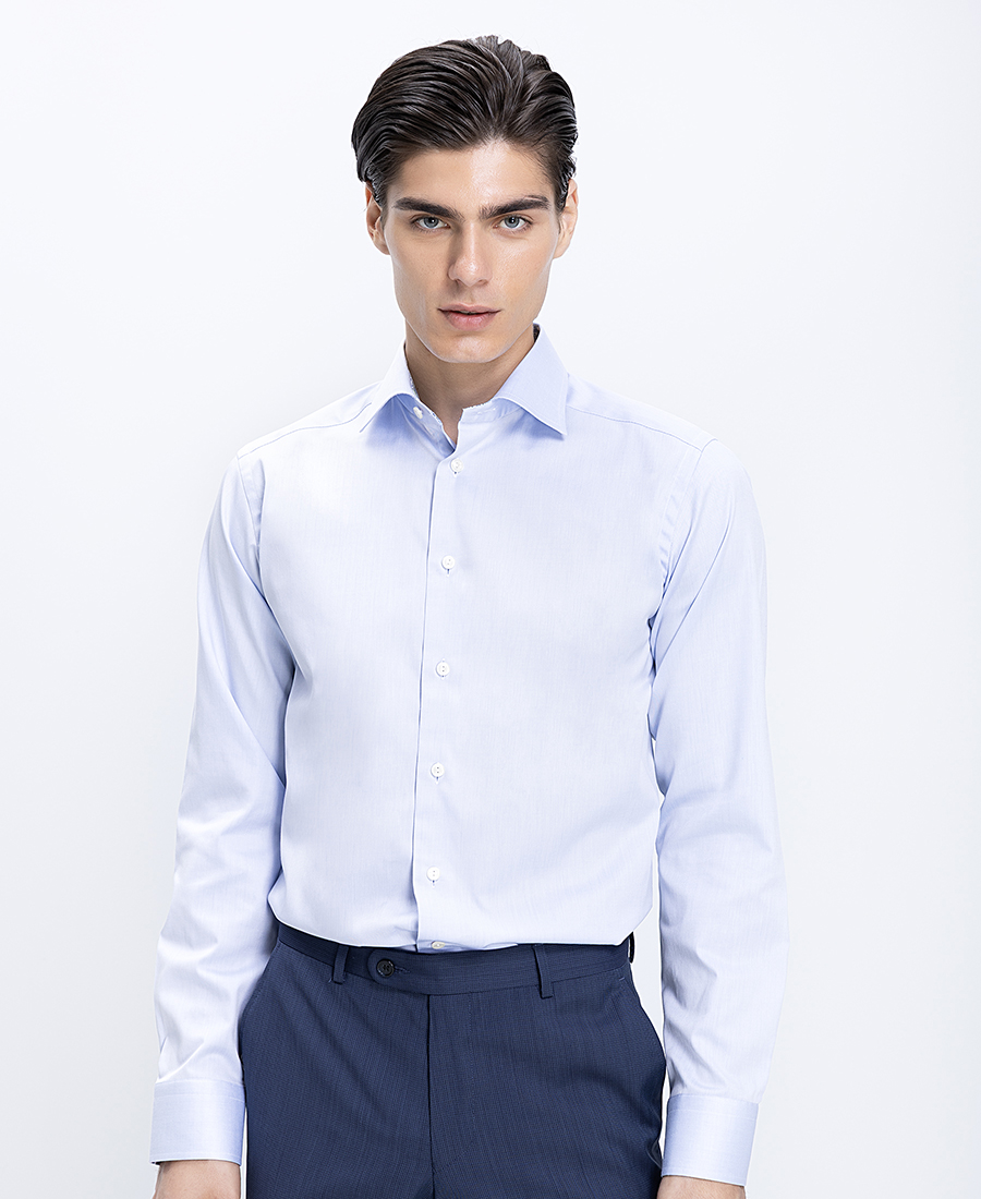 Eton Ανδρικό Πουκάμισο Slim Fit Με Signature Twill Υφή Και Floral Effect Σχέδιο