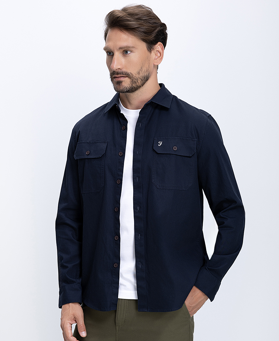 Overshirts Πουκάμισα Ανδρικά, Πουκάμισα Ζακέτα Farah