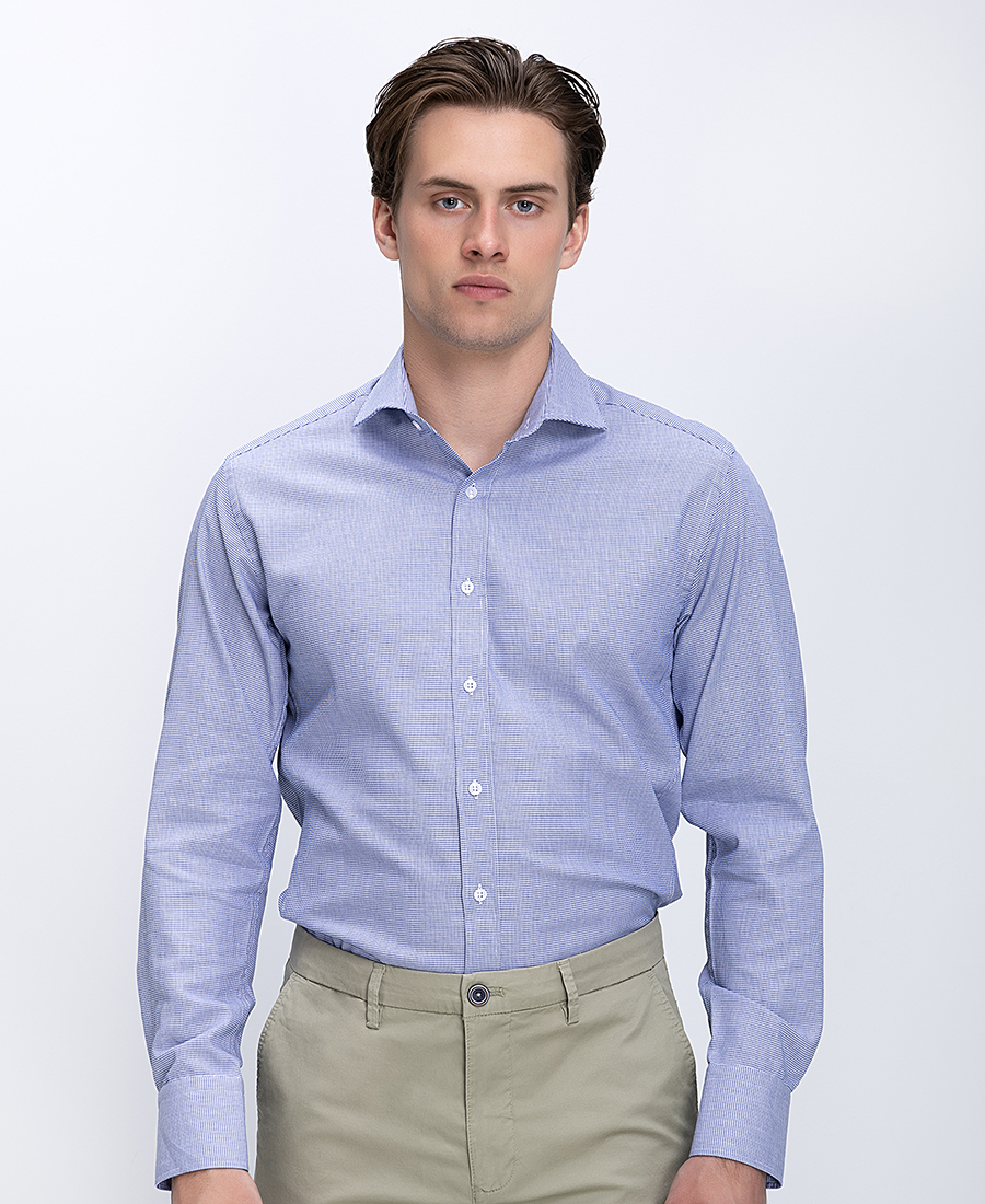 Ανδρικό Πουκάμισο Regular Fit Με Μικροσχέδιο