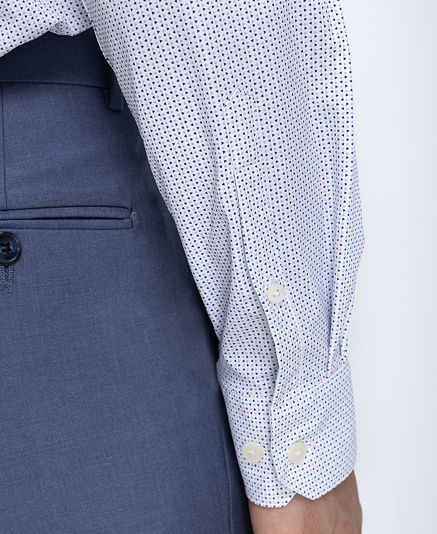 HD x Vardas Ανδρικό Πουκάμισο Με Μικροσχέδιο Slim Fit φωτογραφία