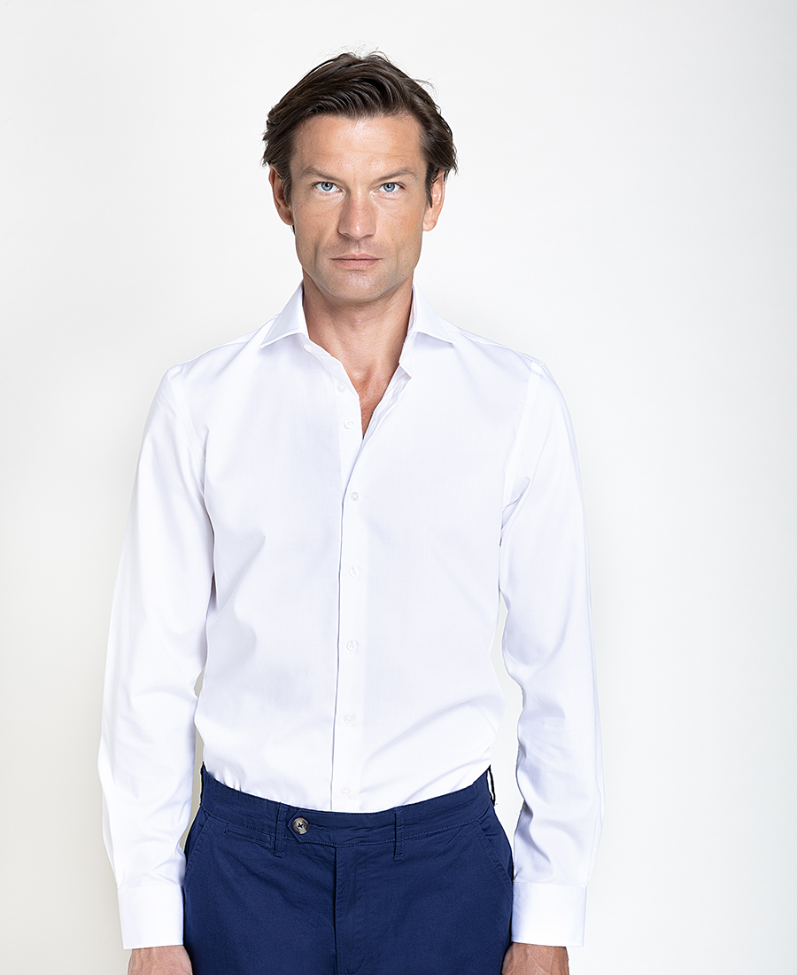 Vardas Ανδρικό Πουκάμισο Βαμβακερό Μονόχρωμο Modern Fit Για Business & Formal Εμφανίσεις