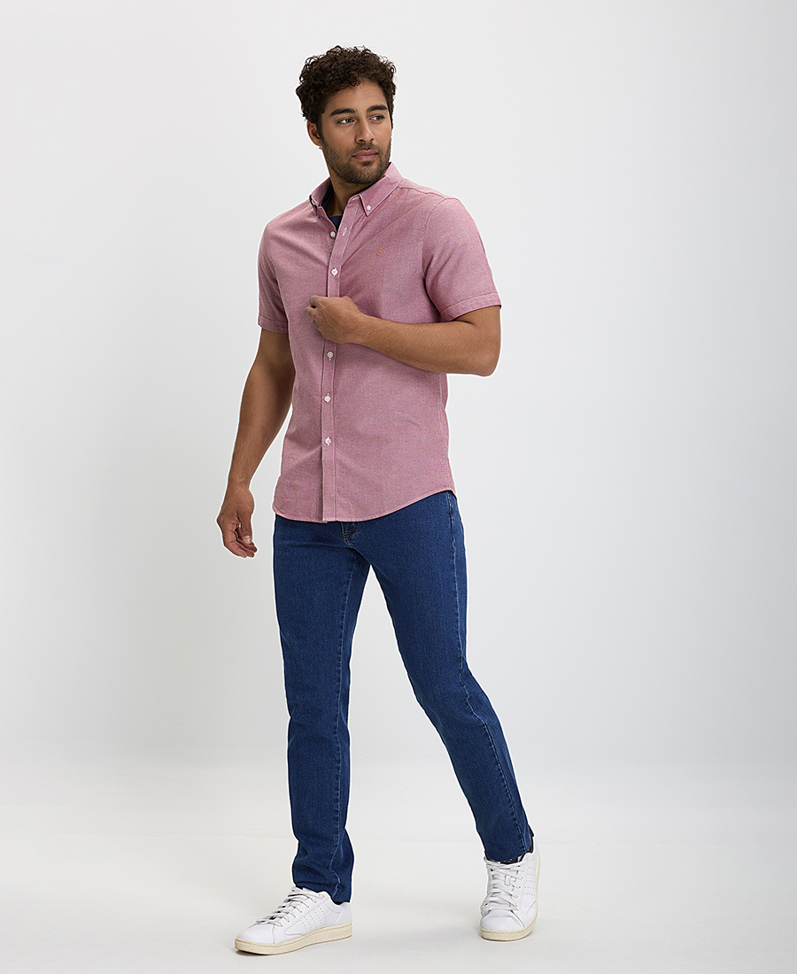 Farah Brewer Oxford Πουκάμισο Button Down φωτογραφία