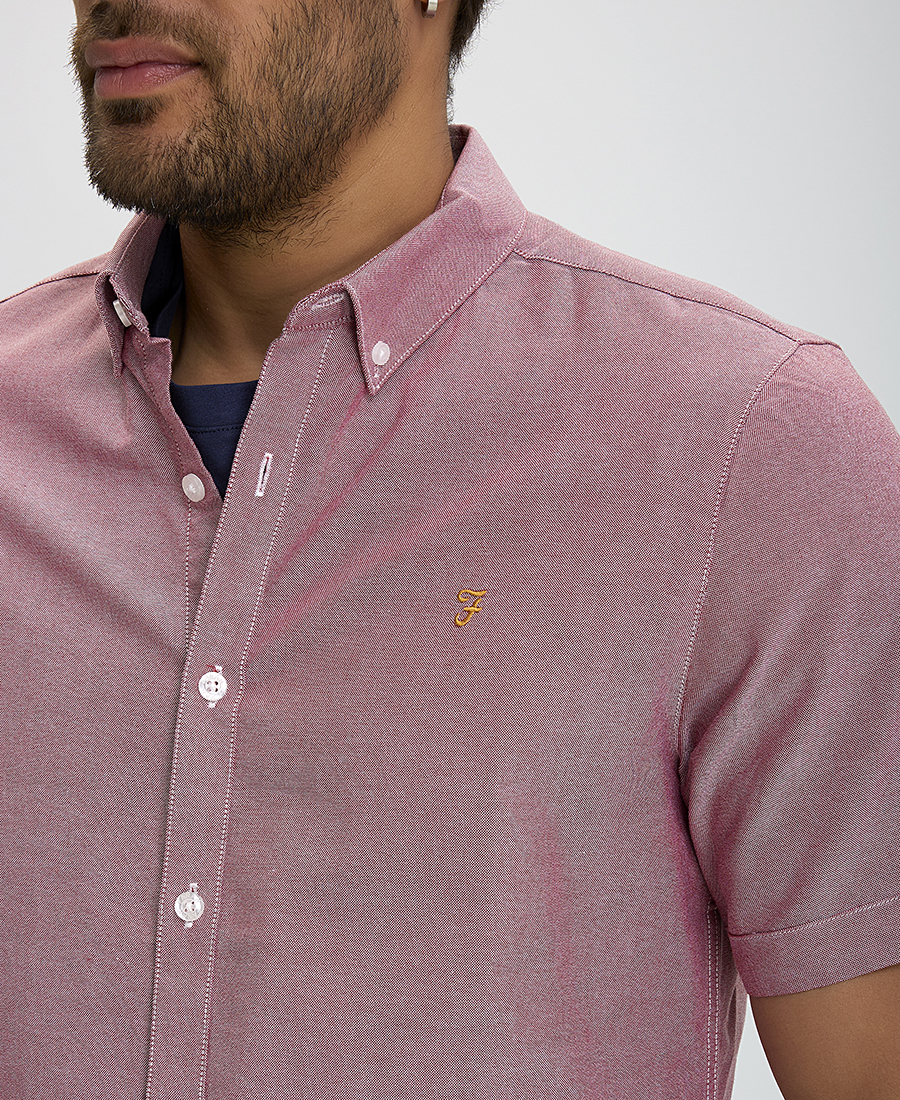 Farah Brewer Oxford Πουκάμισο Button Down φωτογραφία